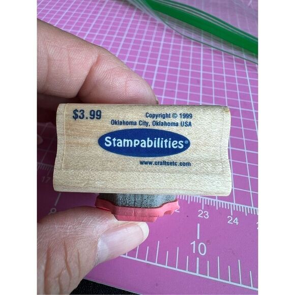 Stamps Wood Lot of 4 Religious - Picture 6 of 8